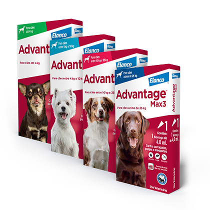 Advantage™ Max3 | Mata Pulgas, Carrapatos, Piolhos e Mosquitos